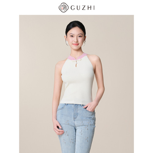 固执新中式修身针织毛衣女装