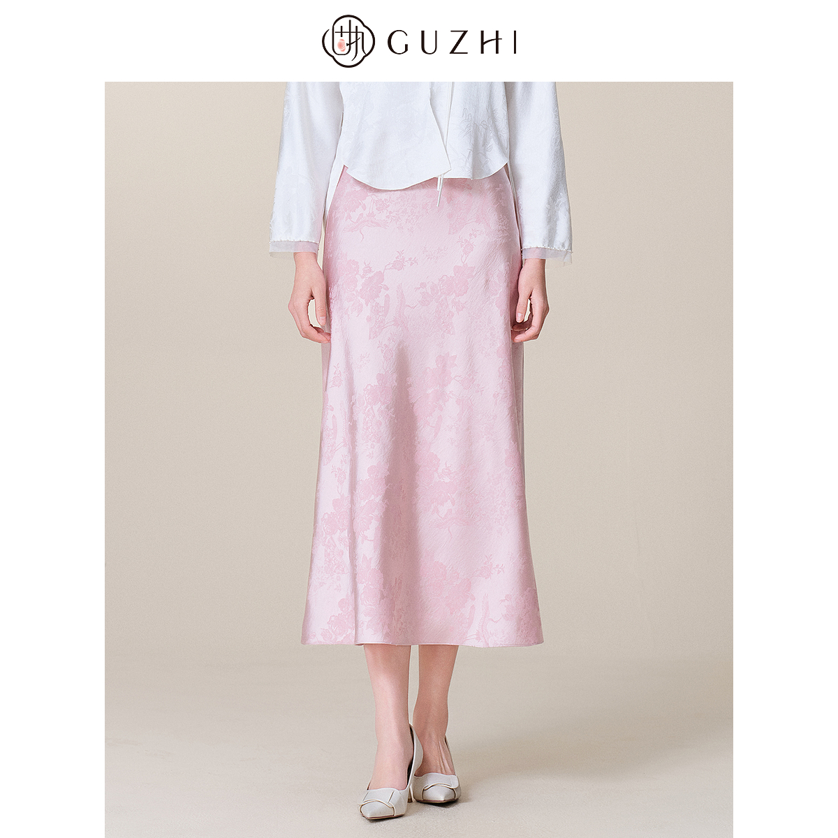 固执中长裙法式a字半身裙