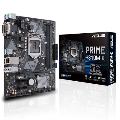 华硕PRIME H310M-K 台式电脑主板支持8代9代CPU全新质保3年