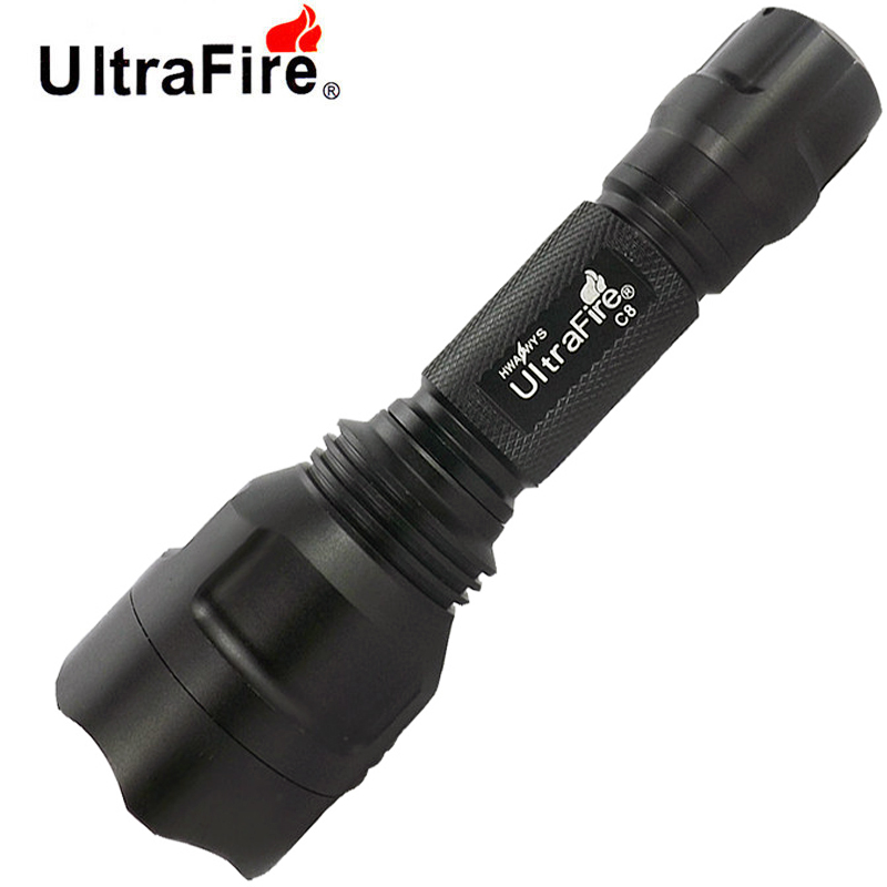 神火Ultrafire C8强光手电筒CREE美国进口Q5T6可充电远射防水电灯 户外/登山/野营/旅行用品 手电筒 原图主图