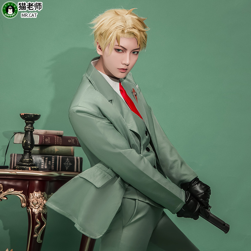 猫老师间谍过家家酒cosplay黄昏/劳埃德福杰服装动漫同人假发西装