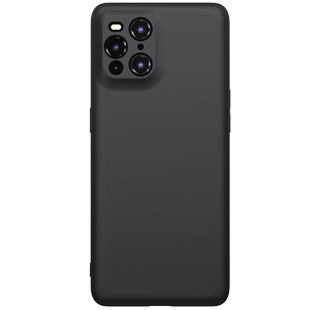 适用于OPPOFindX3手机壳FindX3Pro保护套X3后男外壳find超薄PEDM00曲屏软壳曲面屏黑×3软oppox3叉opopfindx3