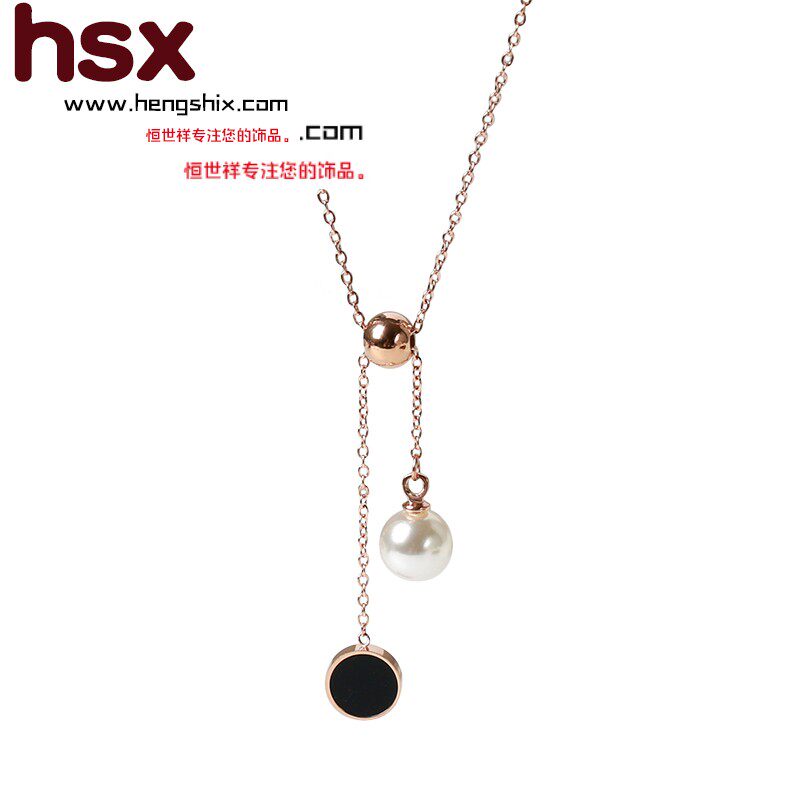 梓琦几何流苏坠项链女短锁骨链网红chic钛钢颈链韩国气质简约森系|ruв категории Украшения,ювелирные изделия, ожерелье - от Buy2taobao.com для оказания профессиональной услуги покупки агента Taobao