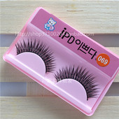 小猫假睫毛069一对装 包邮 黑梗眼尾加长浓密 cos舞台演出30对