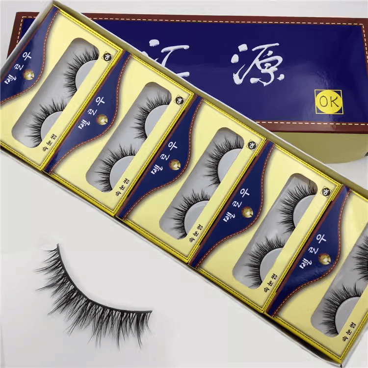 凌乱交叉浓密盒装舞台簇状眼睫毛