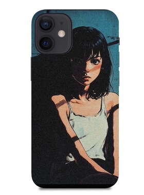 蓝色大门的尾声 插画手机壳适用于VIVO三星S24一加13苹果16红米K70全型号