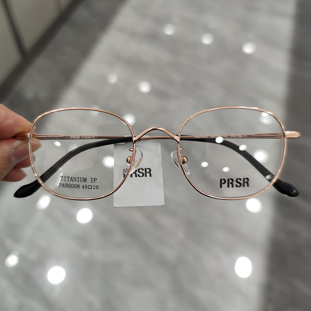 新款精品帕莎Prsr眼镜框时尚纯钛