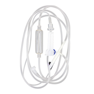 洪达一次性使用输液器带针医用静脉点滴管吊针浇花管宠物吊水软管