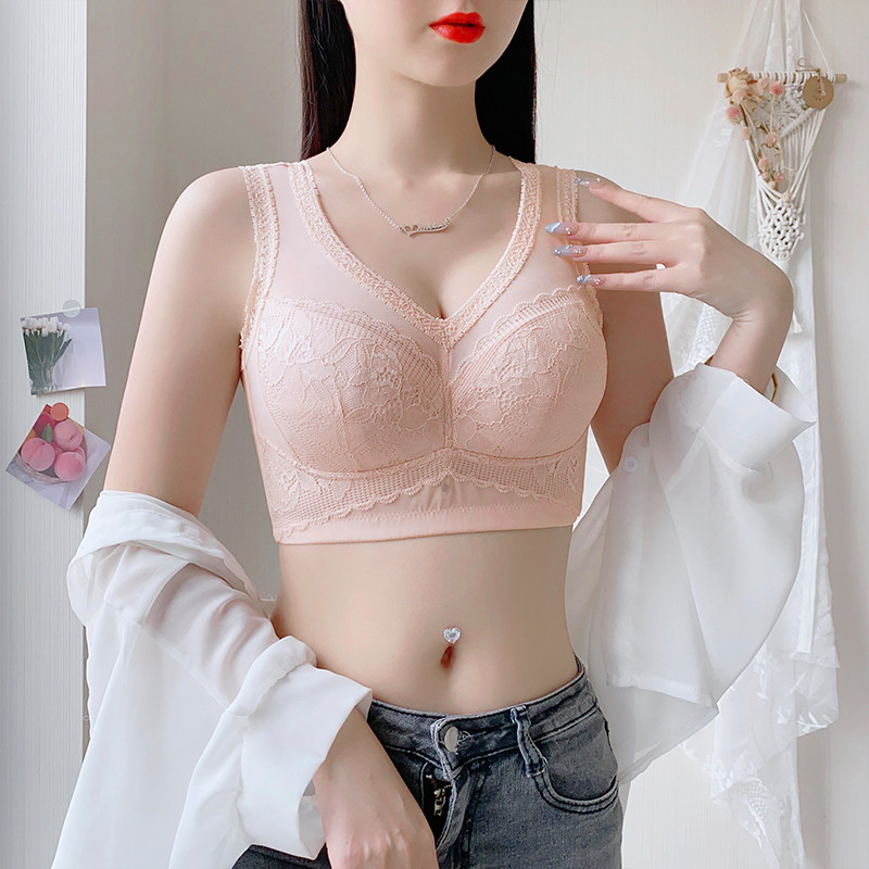 大胸显小薄款内衣女全罩杯提托聚拢防下垂高侧比收副乳宽肩带文胸,女士内衣/男士内衣/家居服,文胸,淘宝优惠券,粉丝福利购,淘宝优惠卷