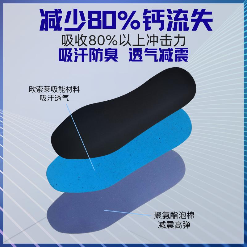 防臭鞋垫吸汗透气男女款抗菌除臭防脚气运动跑步高弹缓震久站不累