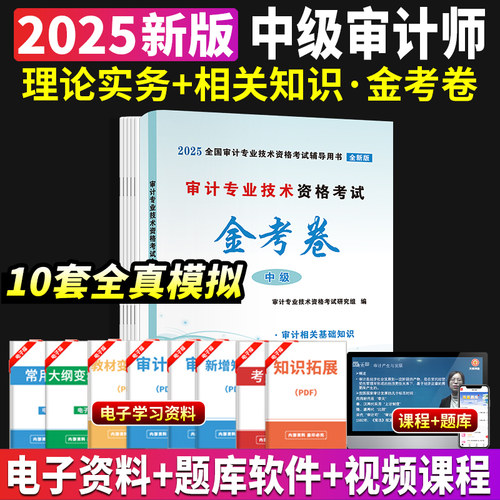2025年中级审计师教材考试辅导