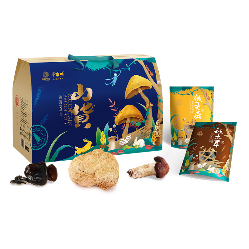 半亩良田 半亩川 山珍悦礼1460g 南北干货礼盒 山珍礼盒 年货礼盒