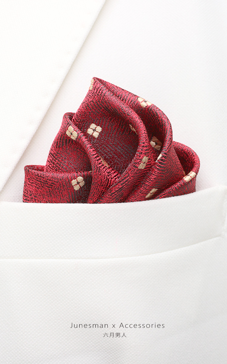 手工制西服胸口袋巾男士