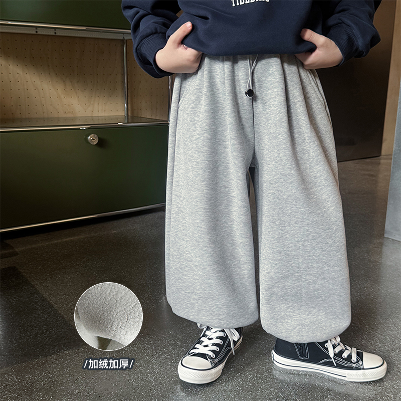 男童长裤秋冬款运动裤休闲裤卫裤