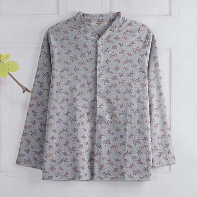 纯棉开衫女款加大加肥妈妈款