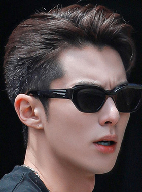 明星款黑色个性太阳镜痞帅