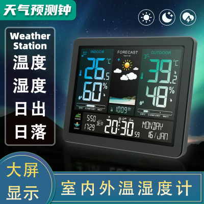 holdpeal大屏显示温湿度计