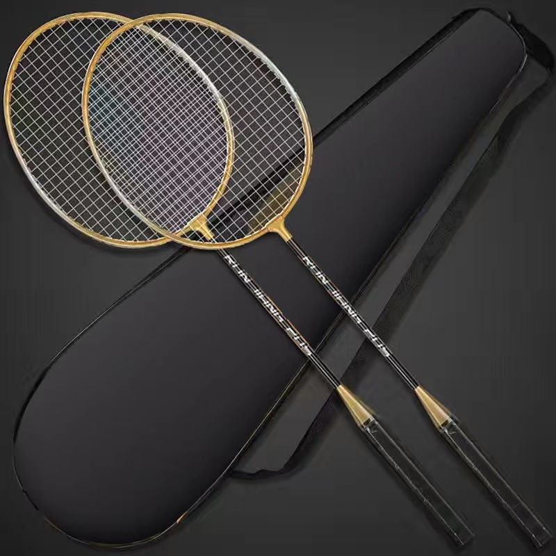 Set of 2 badminton rackets羽毛球拍2只装 成人合金分体娱乐练习