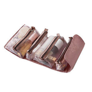 Travel Cosmetic Bag Women Mesh Make Up Box Bags Beautician N