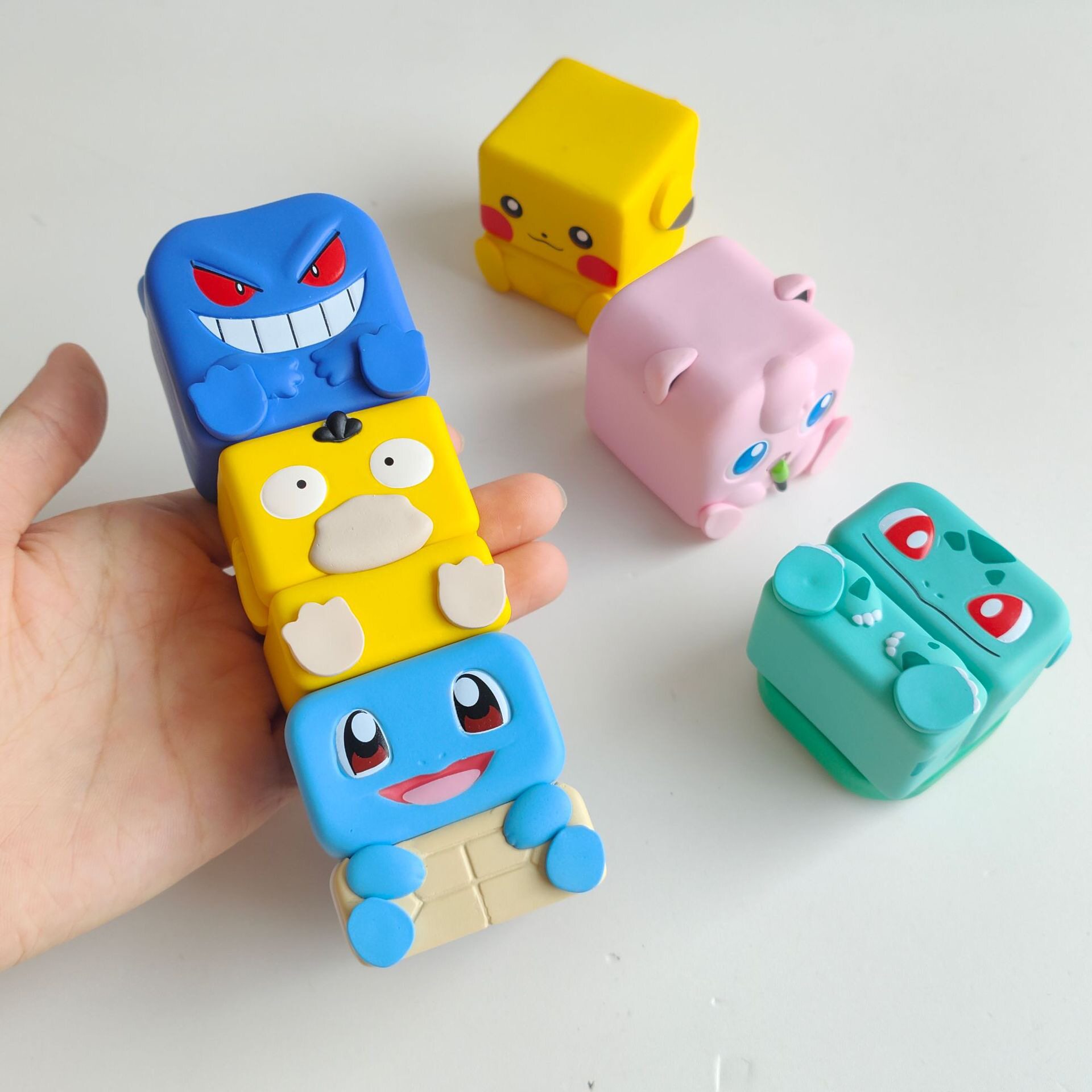 磁力叠叠乐解压创意玩具磁吸新品6款直播扭蛋摆件盲盒手办