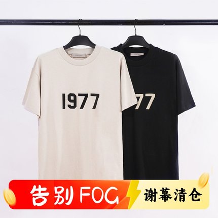 FOG复线ESSENTIALS短袖1977高街宽松休闲男女情侣时尚圆领T恤夏季