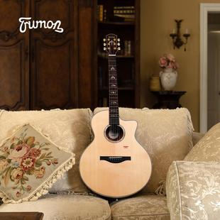 Trumon楚门2系列原声民谣吉他初学者男女生专用旅行吉他41寸280