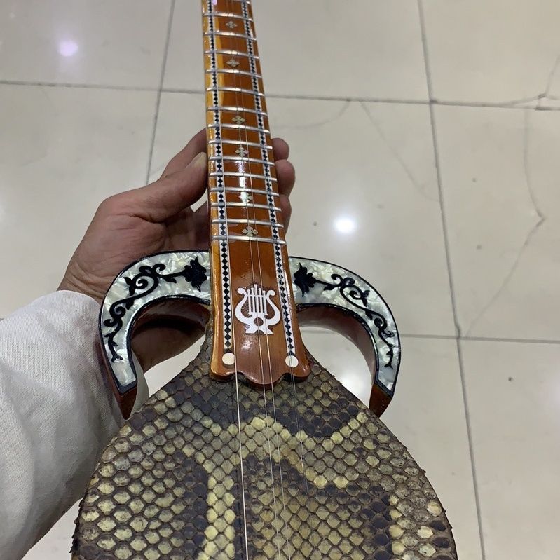 北疆热瓦普蟒皮专业演奏乌兹别克款 新疆乐器大师整木制作送琴包