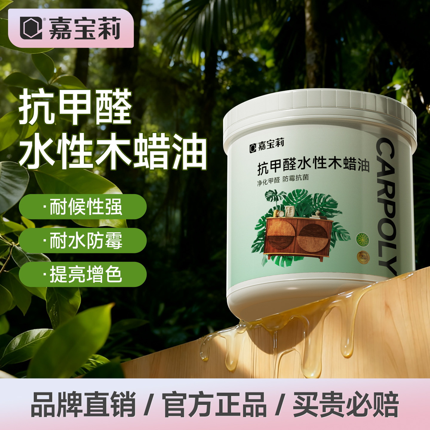 嘉宝莉抗甲醛木蜡油水性图片