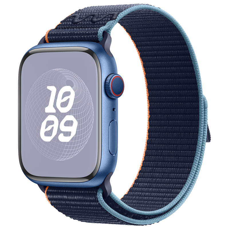 适用iwatch9表带10苹果applewatch8手表新款S8/s9夏天S7尼龙编织7表带SE男S6运动S10女ultra2高级智能配件潮