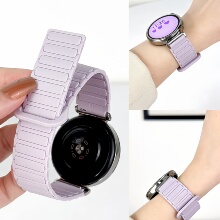 适用小米手表watchS4表带s3二代三株磁吸硅胶s1pro手腕带S2智能color2运动彩色18MM男女生通用pro透气替换带