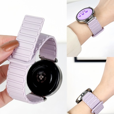 适用小米s4硅胶磁吸表带