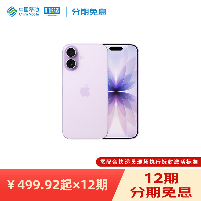 【12期免息】Apple/苹果 iPhone 17 需现场激活中