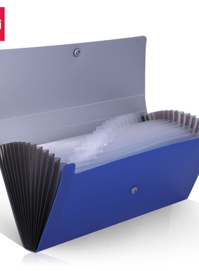 风琴包得力5562票据包发票包小号公文包办公用品文件包财务票据夹