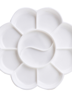 得力调色盘颜料盘9402调色碟水彩盘学生图画美术用品绘画工具文具