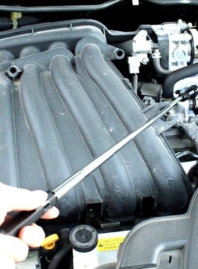 强光便携伸缩手电筒二手车专用验车软杆检测带强磁汽车维修工具灯