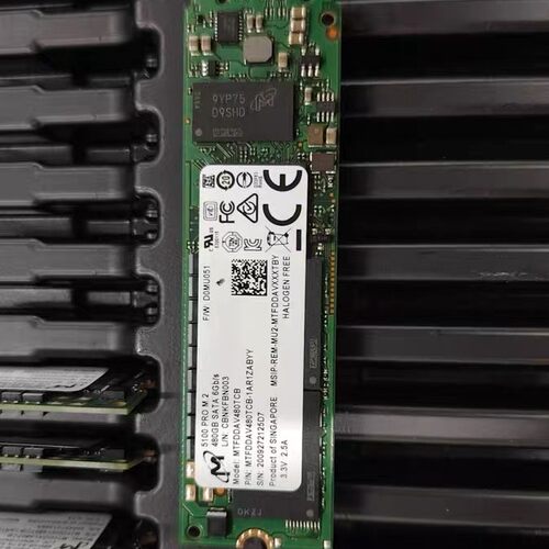 全新 美光 5100PRO 480G M.2 2280 MTFDDAV480TCB-1AR1ZABYY SSD