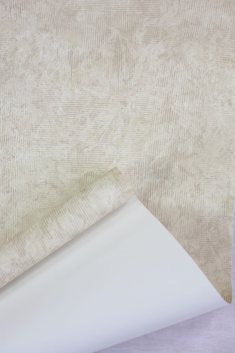 美国进口纯纸墙纸美式乡村米白色素色小格子客厅卧室书房满铺壁纸