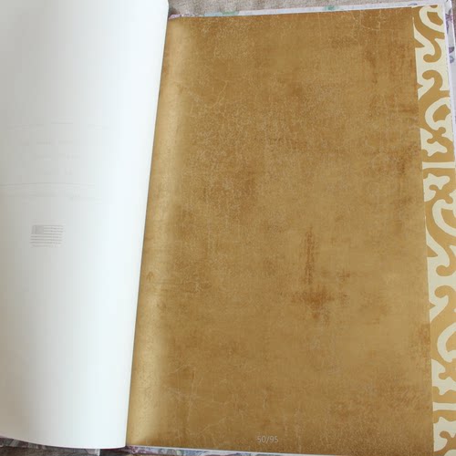 进口YORK金色银色素色背景墙壁纸