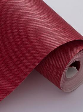 美国进口维思戴克墙纸无纺布现代简约红色素色纯色客厅背景墙壁纸