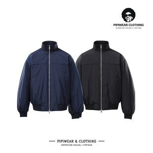 冬天日系90白鸭绒保暖抗寒立领夹克羽绒服2025新款男冬季休闲外套