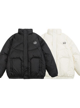 SEVENNOS-立领双色印花羽绒服 YR07