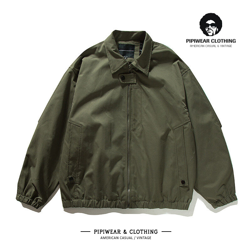 行政夹克男教练工装百搭飞行外套