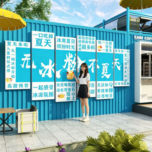 冰粉小吃甜品糖水店铺