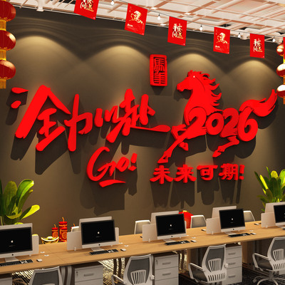 2026马新年开门红挂画职场