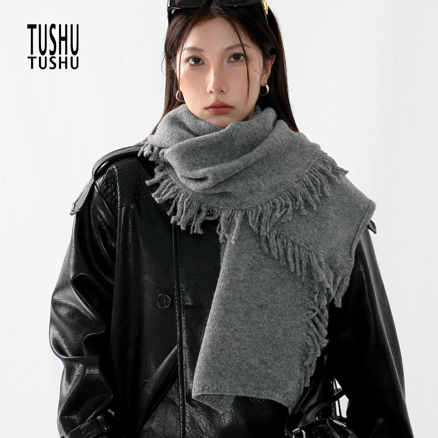 TUshu/慵懒流浪感侧须～冬季复古时髦气质围巾保暖百搭高ji围脖女,服饰配件/皮带/帽子/围巾,围巾/丝巾/披肩,淘宝优惠券,粉丝福利购,淘宝优惠卷