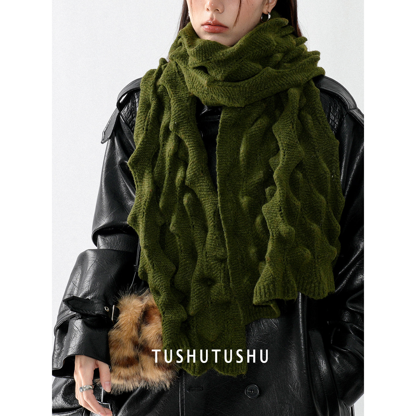 TUshu/泡泡蓬蓬感～冬季时髦百搭围巾复古保暖高ji感围脖气质护颈,服饰配件/皮带/帽子/围巾,围巾/丝巾/披肩,淘宝优惠券,粉丝福利购,淘宝优惠卷