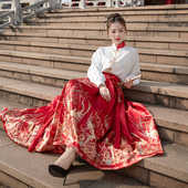 慕夏 春 中国风套装 春韵 妆花马面裙原创明制汉服女小个子新中式