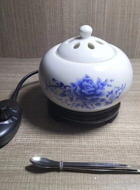 定时调温电子熏香沉檀香木块粉精油电子香薰炉插电净化空气品香炉