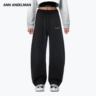 锥形休闲裤 通勤弯刀长裤 宽松运动卫裤 明星同款