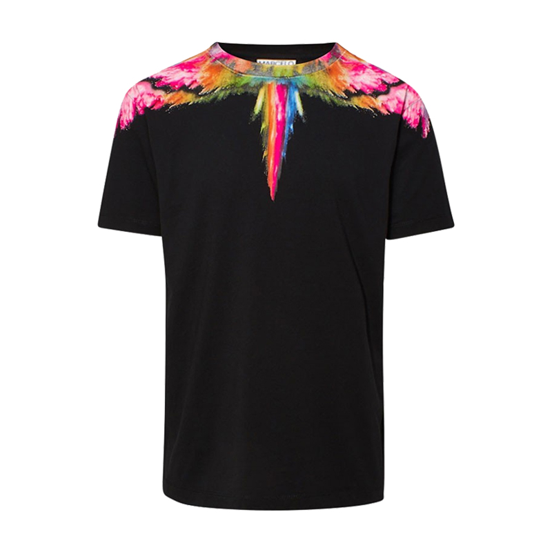 MARCELO BURLON马克布隆彩色MB翅膀男短袖T恤 TCMAA018R23JER002